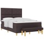 Cama con Somier con Colchón y Banco Marrón Oscuro 140x190 cm Tela | Foro24.es | Tu tienda online para hogar, jardín y más Foro24.es