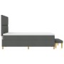 Cama con Somier y Colchón Gris Oscuro 140x200 cm Tela de , Camas y somieres - Ref: Foro24-3344381, Precio: 545,49 €