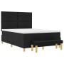 Cama con Base de Resorte con Colchón y Banco Negro 140x200 cm Tela | Foro24.es | Tu tienda online para hogar, jardín y más Foro24.es