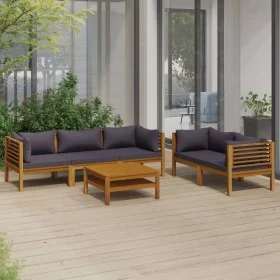 Gartenmöbel 6 Stück Kissen aus massivem Akazienholz von vidaXL, Gartensets - Ref: Foro24-3086903, Preis: 807,76 €, Rabatt: %