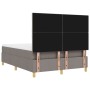 Cama con Somier con Colchón y Banco Taupe 160x200 cm Tela | Foro24.es | Tu tienda online para hogar, jardín y más Foro24.es