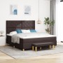 Cama Box Spring con Colchón y Banco Marrón Oscuro 180x200 cm Tela | Foro24.es | Tu tienda online para hogar, jardín y más Foro24.es