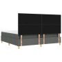 Cama con Base de Muelles con Colchón y Banco Gris Oscuro 200x200 cm Tela | Foro24.es | Tu tienda online para hogar, jardín y más Foro24.es