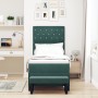 Cama con Muelles con Colchón y Banco Verde Oscuro 80x200 cm Terciopelo by , Beds and slatted bases - Ref: Foro24-3344411, Pri...