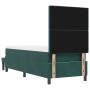 Cama con Muelles con Colchón y Banco Verde Oscuro 80x200 cm Terciopelo by , Beds and slatted bases - Ref: Foro24-3344411, Pri...