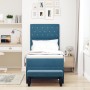 Cama con Base con Colchón y Banco Azul Oscuro 80x200 cm Terciopelo von , Betten und Lattenroste - Ref: Foro24-3344412, Preis:...