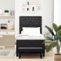 Cama con Base de Resorte con Colchón & Banco Negro 90x190 cm Terciopelo by , Beds and slatted bases - Ref: Foro24-3344416, Pr...
