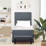 Cama Box Spring con Colchón y Banco Gris Oscuro 100x200 cm Terciopelo | Foro24.es | Tu tienda online para hogar, jardín y más Foro24.es
