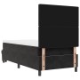 Cama con Somier con Colchón y Banco Negro 100x200 cm Terciopelo de , Camas y somieres - Ref: Foro24-3344428, Precio: 373,67 €...