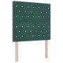 Cama con Box Spring con Colchón y Banco Verde Oscuro 100x200 cm Terciopelo | Foro24.es | Tu tienda online para hogar, jardín y más Foro24.es
