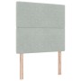 Cama con Somier con Colchón y Banco Gris Claro 120x200 cm Terciopelo | Foro24.es | Tu tienda online para hogar, jardín y más Foro24.es