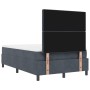 Cama con Base de Muelles con Colchón y Banco Gris Oscuro 120x200 cm Terciopelo | Foro24.es | Tu tienda online para hogar, jardín y más Foro24.es