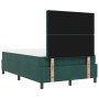Cama Box Spring con Colchón y Banco Verde Oscuro 120x200 cm Terciopelo by , Beds and slatted bases - Ref: Foro24-3344441, Pri...