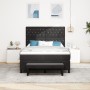 Cama con Base con Colchón & Banco Negro 140x200 cm Terciopelo by , Beds and slatted bases - Ref: Foro24-3344452, Price: 541,0...