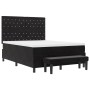 Cama con Base con Colchón & Banco Negro 140x200 cm Terciopelo by , Beds and slatted bases - Ref: Foro24-3344452, Price: 541,0...