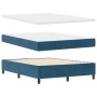 Cama con Base de Resortes con Colchón y Banco Azul Oscuro 160x200 cm Terciopelo | Foro24.es | Tu tienda online para hogar, jardín y más Foro24.es