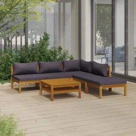 Gartenmöbel 6 Stück Kissen aus massivem Akazienholz von vidaXL, Gartensets - Ref: Foro24-3086916, Preis: 668,61 €, Rabatt: %