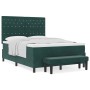 Base de Colchón con Colchón y Banco Verde Oscuro 160x200 cm Terciopelo | Foro24.es | Tu tienda online para hogar, jardín y más Foro24.es