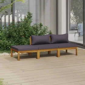 Gartenmöbel 3 Stück Kissen aus massivem Akazienholz von vidaXL, Gartensets - Ref: Foro24-3086920, Preis: 321,29 €, Rabatt: %