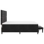 Cama con Base, Colchón y Banco Negro 180x200 cm Terciopelo | Foro24.es | Tu tienda online para hogar, jardín y más Foro24.es