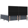 Cama con base y colchón gris oscuro 200x200 cm terciopelo by , Beds and slatted bases - Ref: Foro24-3344469, Price: 722,65 €,...