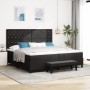 Cama negra con somier y banco 200x200 cm terciopelo by , Beds and slatted bases - Ref: Foro24-3344470, Price: 731,90 €, Disco...
