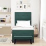 Cama con Somier, Colchón y Banco Verde Oscuro 90x190 cm Terciopelo | Foro24.es | Tu tienda online para hogar, jardín y más Foro24.es