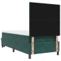 Cama con Somier, Colchón y Banco Verde Oscuro 90x190 cm Terciopelo | Foro24.es | Tu tienda online para hogar, jardín y más Foro24.es