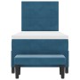 Cama Box Spring con Colchón y Banco Azul Oscuro 90x190 cm de Terciopelo | Foro24.es | Tu tienda online para hogar, jardín y más Foro24.es