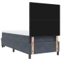 Cama con Box Spring con Colchón y Banco Gris Oscuro 100x200 cm Terciopelo von , Betten und Lattenroste - Ref: Foro24-3344493,...