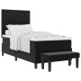 Cama con somier con colchón y banco Negro 100x200 cm de Terciopelo von , Betten und Lattenroste - Ref: Foro24-3344494, Preis:...