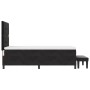 Cama con somier con colchón y banco Negro 100x200 cm de Terciopelo von , Betten und Lattenroste - Ref: Foro24-3344494, Preis:...