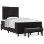 Cama Box Spring con Colchón y Banco Negro 120x200 cm Terciopelo von , Betten und Lattenroste - Ref: Foro24-3344506, Preis: 45...