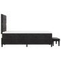 Cama Box Spring con Colchón y Banco Negro 120x200 cm Terciopelo von , Betten und Lattenroste - Ref: Foro24-3344506, Preis: 45...