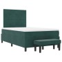 Cama de Resortes con Colchón y Banco Verde Oscuro 120x200 cm Terciopelo von , Betten und Lattenroste - Ref: Foro24-3344507, P...