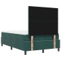 Cama de Resortes con Colchón y Banco Verde Oscuro 120x200 cm Terciopelo von , Betten und Lattenroste - Ref: Foro24-3344507, P...