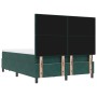 Cama con Base Resortes con Colchón y Banco Verde Oscuro 140x200 cm Terciopelo von , Betten und Lattenroste - Ref: Foro24-3344...