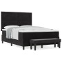 Cama Box Spring con Colchón y Banco Negro 160x200 cm Terciopelo by , Beds and slatted bases - Ref: Foro24-3344524, Price: 601...