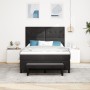 Cama Box Spring con Colchón y Banco Negro 160x200 cm Terciopelo by , Beds and slatted bases - Ref: Foro24-3344524, Price: 601...