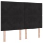 Cama Box Spring con Colchón y Banco Negro 160x200 cm Terciopelo by , Beds and slatted bases - Ref: Foro24-3344524, Price: 601...