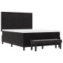 Cama Box Spring con Colchón y Banco Negro 160x200 cm Terciopelo by , Beds and slatted bases - Ref: Foro24-3344524, Price: 601...