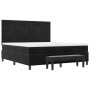 Cama Box Spring con colchón y banco Negro 180x200 cm Terciopelo by , Beds and slatted bases - Ref: Foro24-3344530, Price: 636...