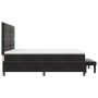 Cama Box Spring con colchón y banco Negro 180x200 cm Terciopelo by , Beds and slatted bases - Ref: Foro24-3344530, Price: 636...