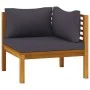 Garden furniture set 6 pieces with cushions solid acacia wood by vidaXL, Garden sets - Ref: Foro24-3086905, Price: 748,41 €, ...