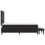 Cama Box Spring con Colchón y Banco Negro 90x200 cm Terciopelo by , Beds and slatted bases - Ref: Foro24-3344554, Price: 370,...