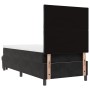 Cama Box Spring con Colchón y Banco Negro 90x200 cm Terciopelo by , Beds and slatted bases - Ref: Foro24-3344554, Price: 370,...