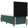 Cama con Box Spring con Colchón & Banco Verde Oscuro 100x200 cm Terciopelo by , Beds and slatted bases - Ref: Foro24-3344561,...