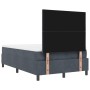 Cama con base de resortes con colchón & banco gris oscuro 120x200 cm terciopelo by , Beds and slatted bases - Ref: Foro24-334...