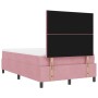 Cama Box Spring con Colchón y Banco Rosa 120x200 cm Terciopelo | Foro24.es | Tu tienda online para hogar, jardín y más Foro24.es