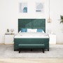 Cama Box Spring con Colchón y Banco Verde Oscuro 140x190 cm Terciopelo von , Betten und Lattenroste - Ref: Foro24-3344579, Pr...
